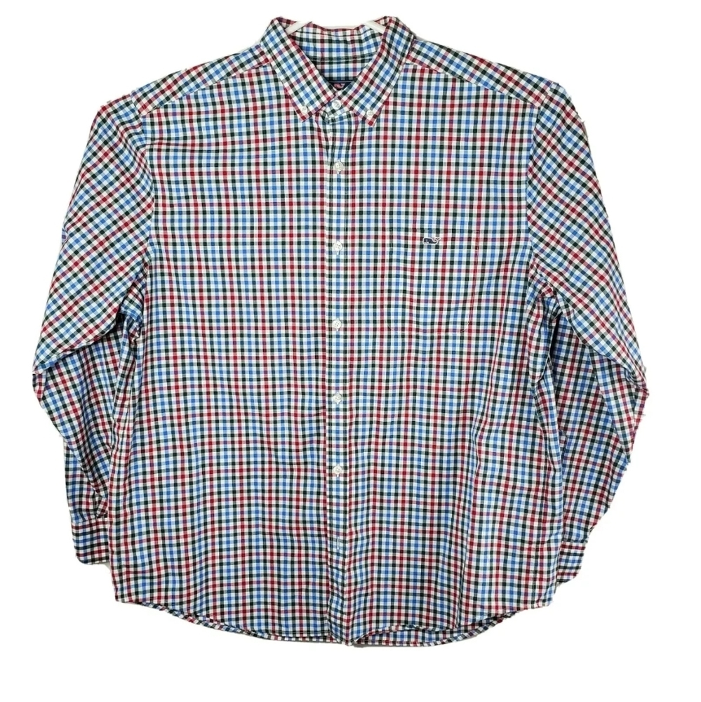 Vineyard Vines Mens XL Multicolor Button Up Shirt